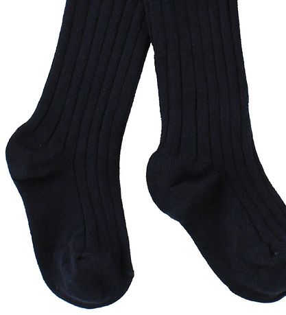 Condor Strømpebukser - Rib - Navy