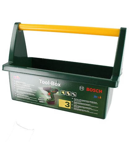 Bosch Mini Værktøjskasse m. Tilbehør - Legetøj - Mørkegrøn