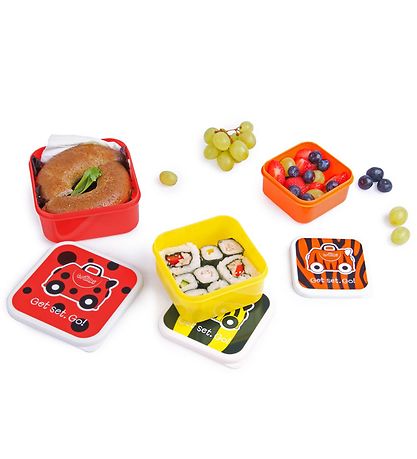 Trunki Snackbokse - 3-pak - Mariehøne/Bi/Tiger