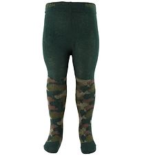 Melton Strømpebukser - Grøn Camouflage
