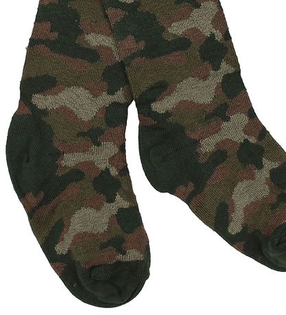 Melton Strømpebukser - Grøn Camouflage