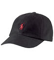 Polo Ralph Lauren Kasket - Sort m. Logo