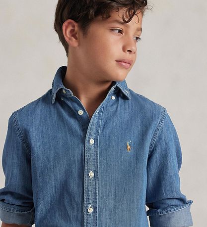 Polo Ralph Lauren Skjorte - Denim - Blå