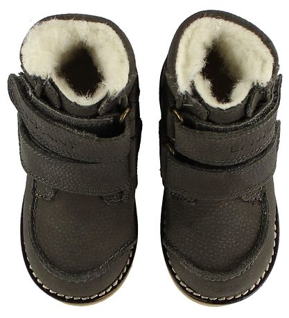 En Fant Vinterstøvler - Tex - Grå m. Velcro