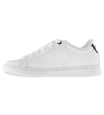 Lacoste Sko - Carnaby - Hvid/Navy m. Snøre