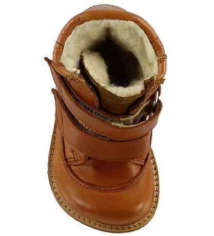 Angulus Vinterstøvler - Tex - Cognac m. For/Velcro