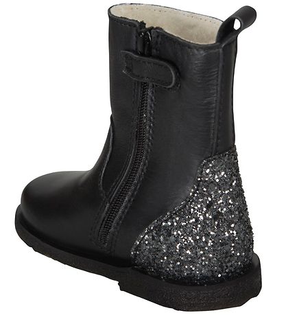 Petit by Sofie Schnoor Vinterstøvler - Tex - Sort m. Glitter