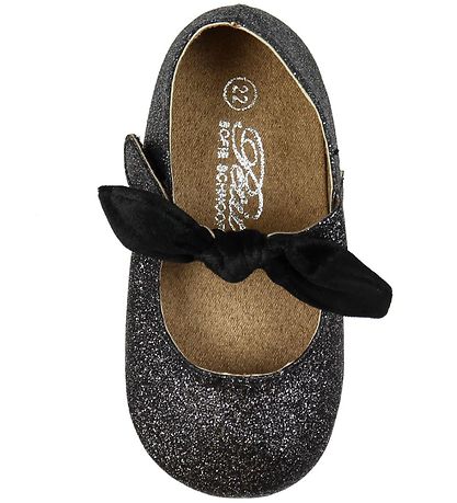 Petit by Sofie Schnoor Ballerina Hjemmesko - Glimmer m. Sløjfe