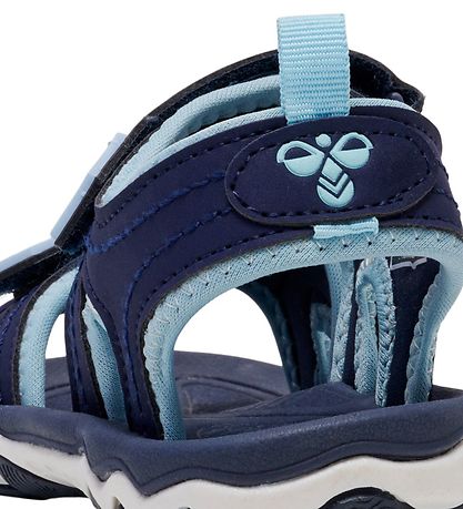 Hummel Sandaler - HMLSport Jr - Black Iris/Lyseblå