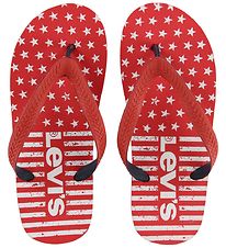 Levis Klipklapper - Florida - Rød/Navy