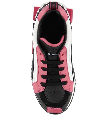 Dolce & Gabbana Sneakers - Lilium - Hvid m. Sort/Mørk Pink