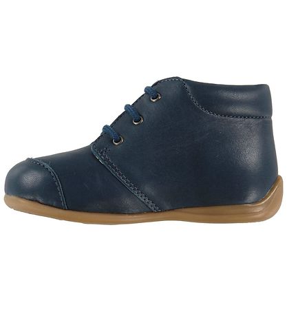 En Fant Begyndersko - Lace - Navy m. Snøre