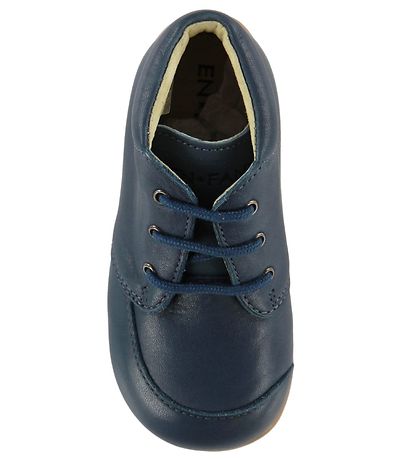 En Fant Begyndersko - Lace - Navy m. Snøre