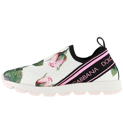 Dolce & Gabbana Sko - Hvid m. Roser