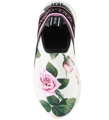 Dolce & Gabbana Sko - Hvid m. Roser