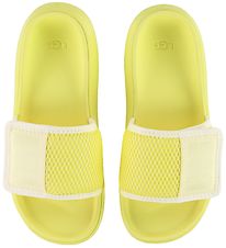 UGG Badesandaler - LA Light Slide - Gul/Hvid