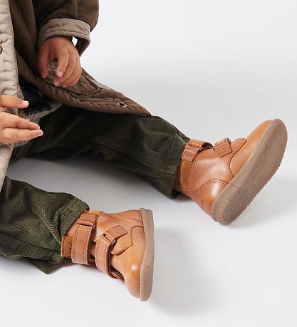 Bundgaard Vinterstøvler - Rabbit Velcro - Tex - Tan