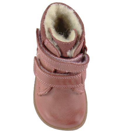 Bundgaard Vinterstøvler - Rabbit Velcro - Tex - Old Rose