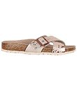 Birkenstock Sandaler - Siena II - Vintage Metallic Rose Copper