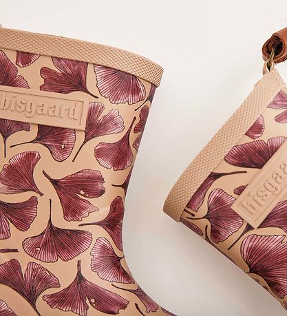 Bisgaard Gummistøvler - Fashion - Bordeaux Leaves