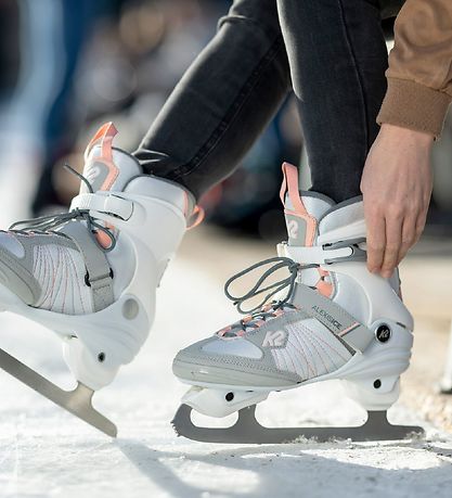 K2 Skøjter - Alexis Ice - Figure Blade - Hvid/Orange