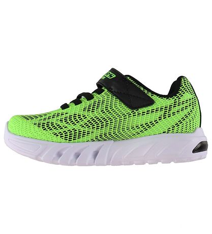 Skechers Sko m. Lys - Flex-Glow Elite - Lime Black