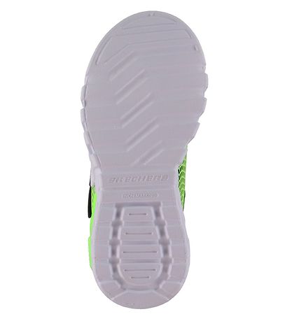 Skechers Sko m. Lys - Flex-Glow Elite - Lime Black
