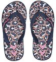 Hummel Klipklapper - Flip Flop Jr. - Black Iris/Leopard