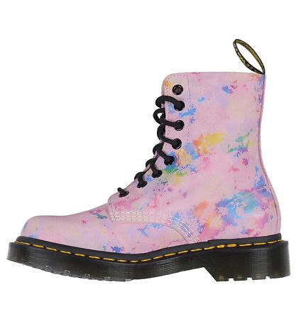 Dr. Martens Støvler - 1460 Pascal - Pink Rainbow Burst Suede