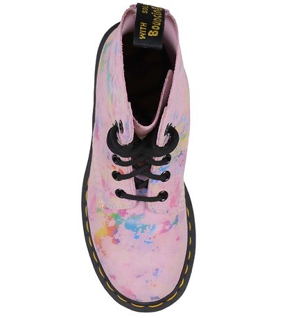 Dr. Martens Støvler - 1460 Pascal - Pink Rainbow Burst Suede