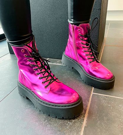 Steve Madden Støvler - Skylar - Pink Mirror