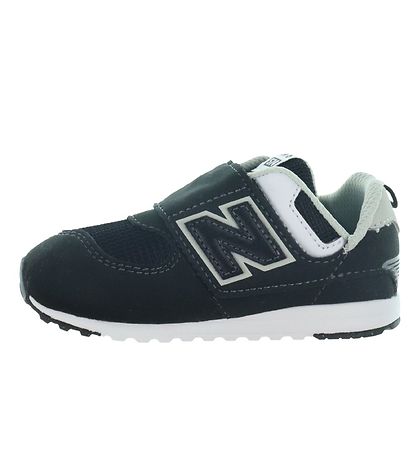 New Balance Sko - 574 - Black/Silver Metalic