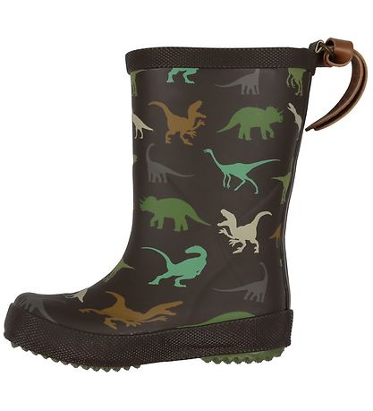 Bisgaard Gummistøvler - Basic Rubber - Brown Dino