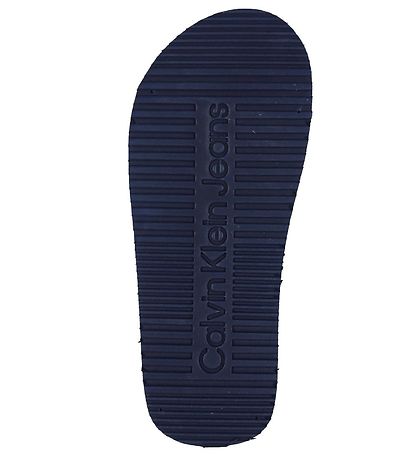 Calvin Klein Klipklapper - Logo Print - Blå