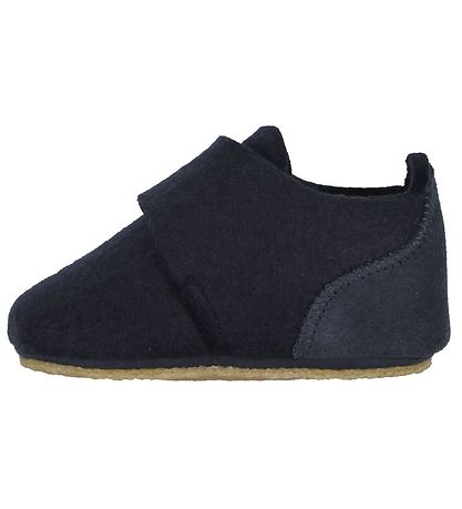 Wheat Hjemmesko - Uld - Marlin Felt - Navy