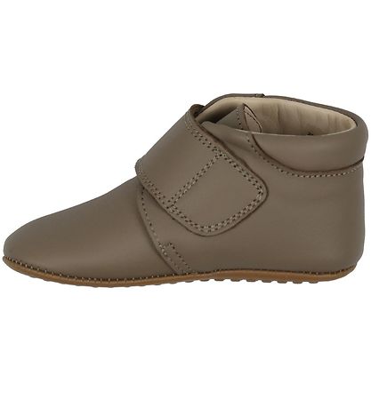Pom Pom Skindfutter - Velcro - Taupe