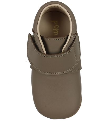 Pom Pom Skindfutter - Velcro - Taupe