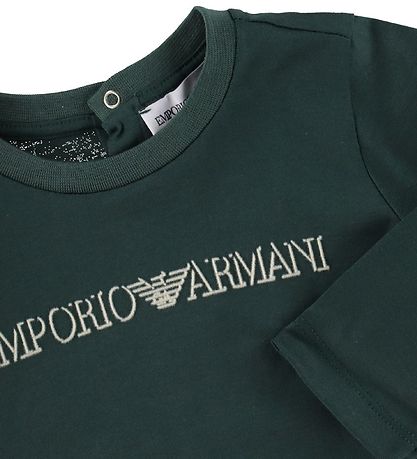 Emporio Armani Bluse - Green Gables m. Print