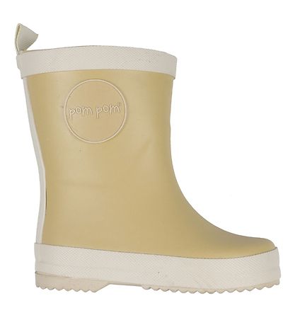 Pom Pom Gummistøvler - Dusty Yellow