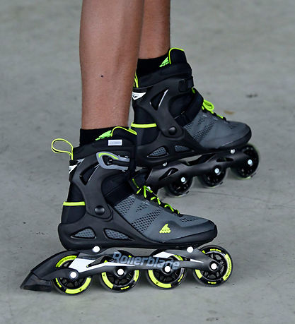 Rollerblade Rulleskøjter - Macroblade 80 - Black/Lime - Inliner