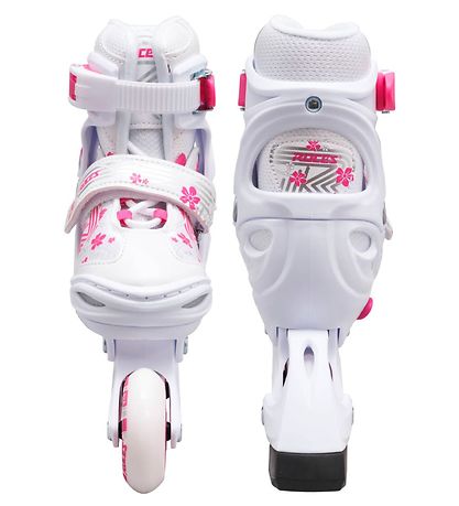Roces Rulleskøjter - Jokey 3.0 Girl - Hvid/Pink - Inliner