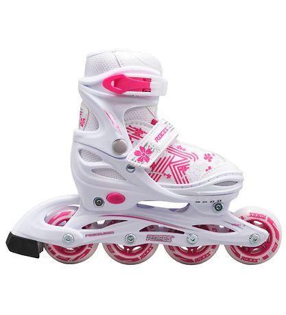 Roces Rulleskøjter - Jokey 3.0 Girl - Hvid/Pink - Inliner
