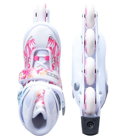 Roces Rulleskøjter - Compy 9.0 Girl - Hvid/Rosa/Lilla - Inliner