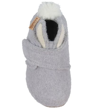 Living Kitzbühel Hjemmesko - Bunny - Uld - Light Grey