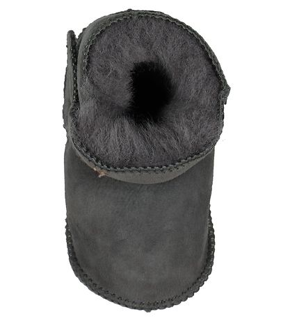 Pom Pom Skindfutter m. Uld - Grå