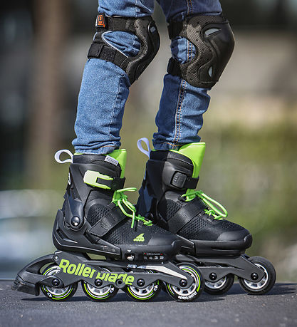 Rollerblade Rulleskøjter - Microblade - Sort/Grøn - Inliner