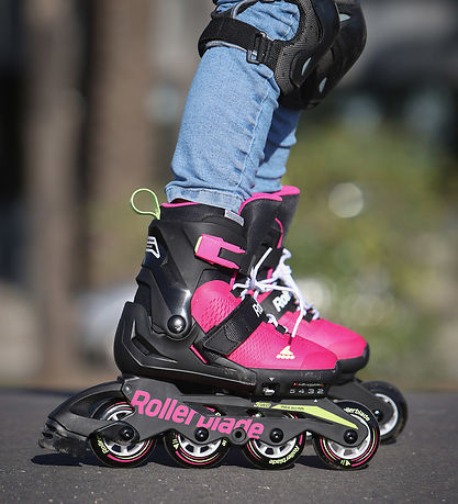 Rollerblade Rulleskøjter - Microblade - Sort/Pink - Inliner