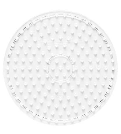 Hama Midi Perleplade - Cirkel - Transparent