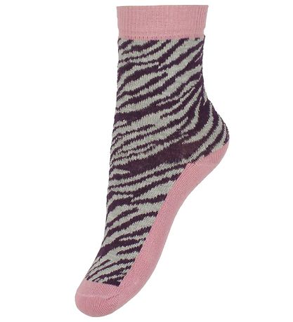 Minymo Strømper - 5-pak - Grå/Rosa