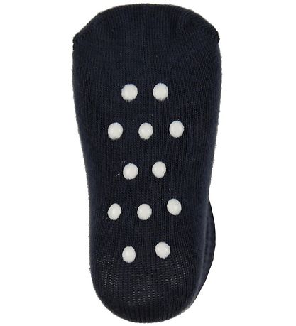 Minymo Strømper - 2-pak - Skridsikker - Navy